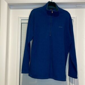 Patagonia Capilene Blue Fleece 1/4 Zip Pullover Vintage